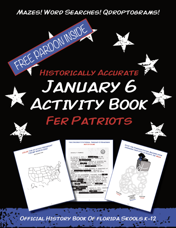 Historically Accurate January 6 Activity Book